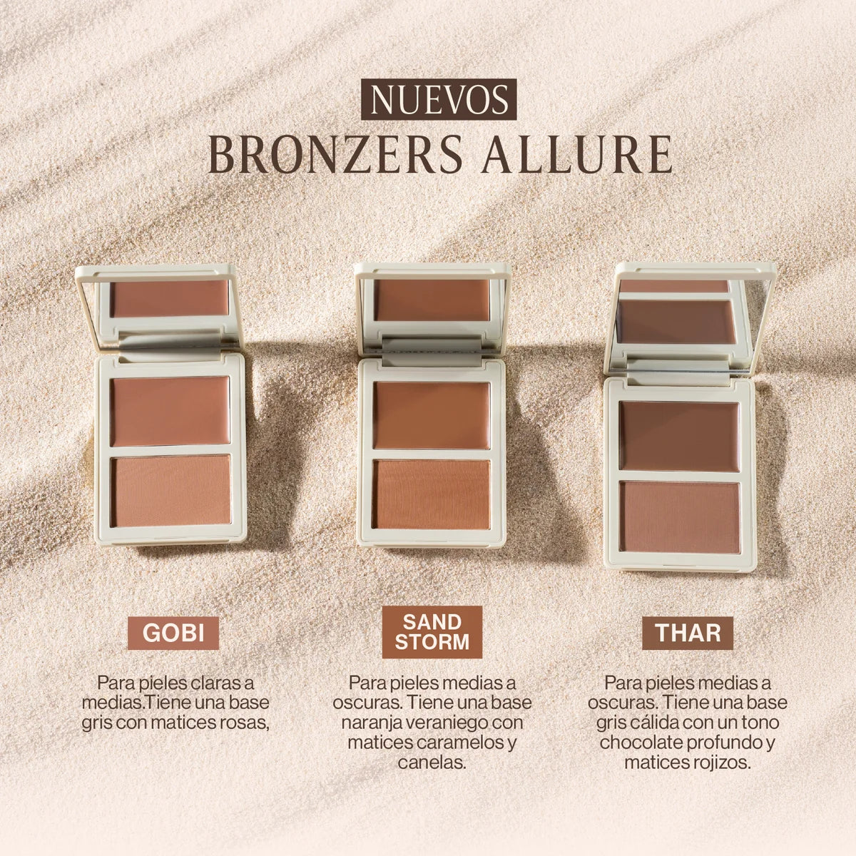 Bronzer Duo Crema y Compacto Atenea