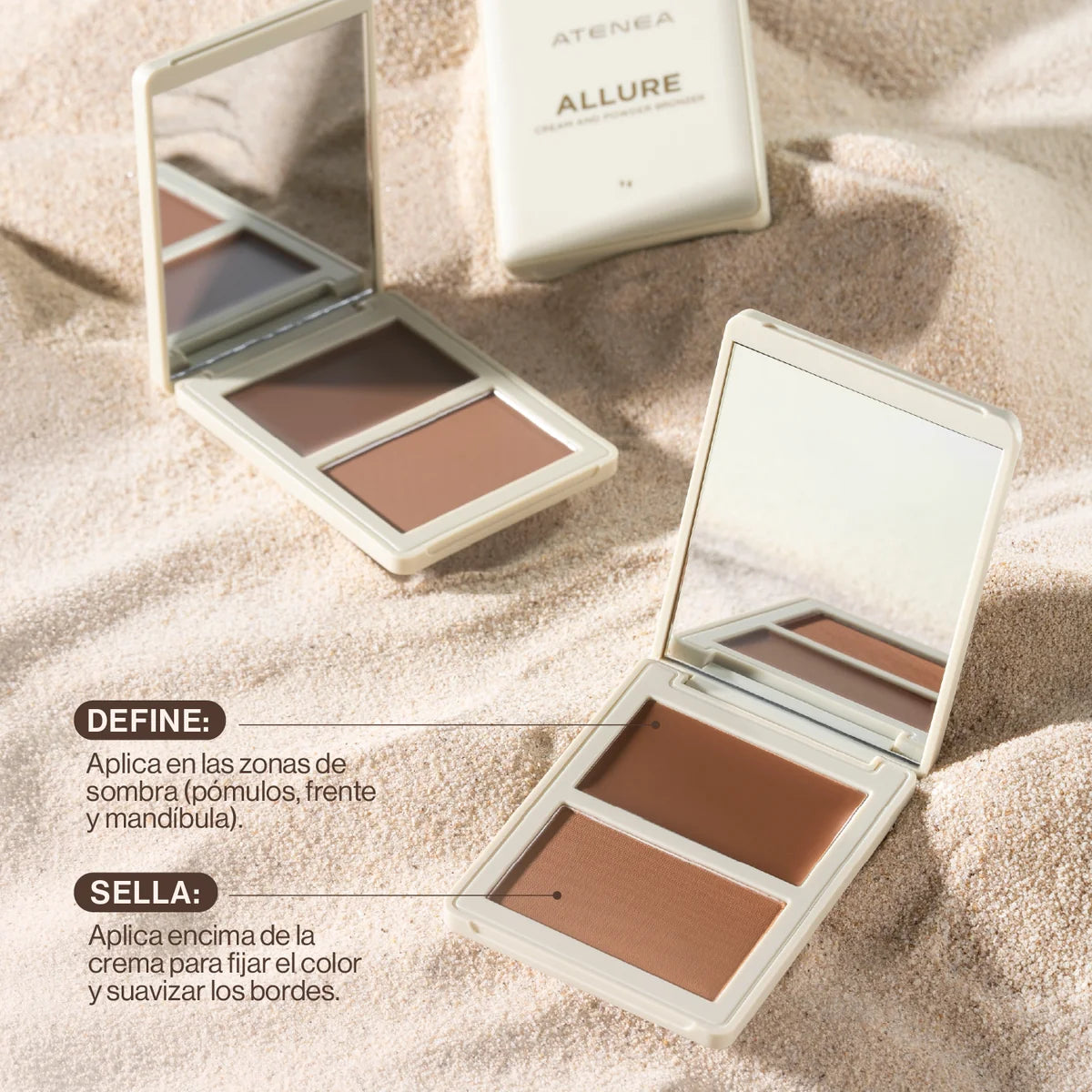 Bronzer Duo Crema y Compacto Atenea