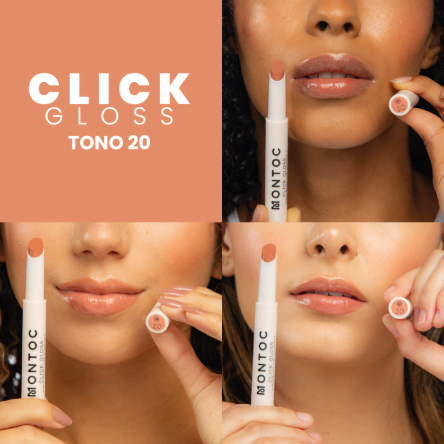 Click Gloss con vitamina E Montoc